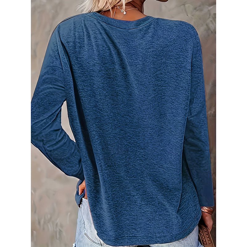 T-Shirt For Women Long Sleeve Crewneck Shirts