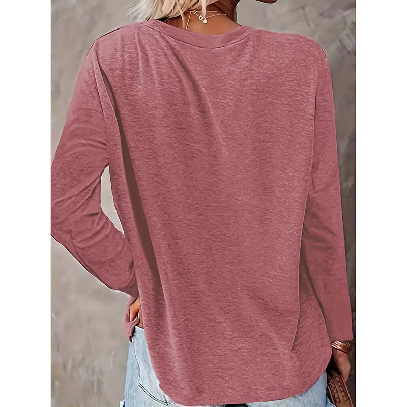 Casual Long Sleeve T Shirt Pullover Graphic Tee