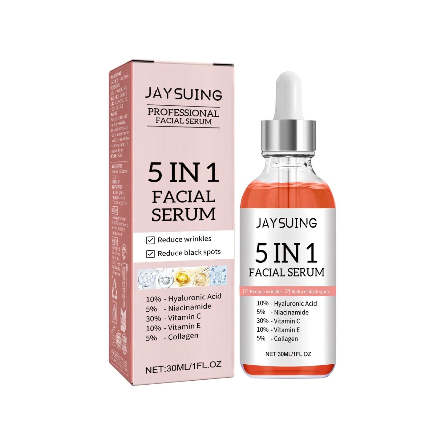 5 In 1 Facial Serum,30 Vitamin C - nova boutique