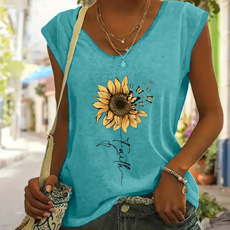 2-Pack Women's V-Neck - Summer Casual