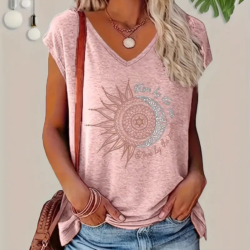 2-Pack Women's V-Neck - Summer Casual