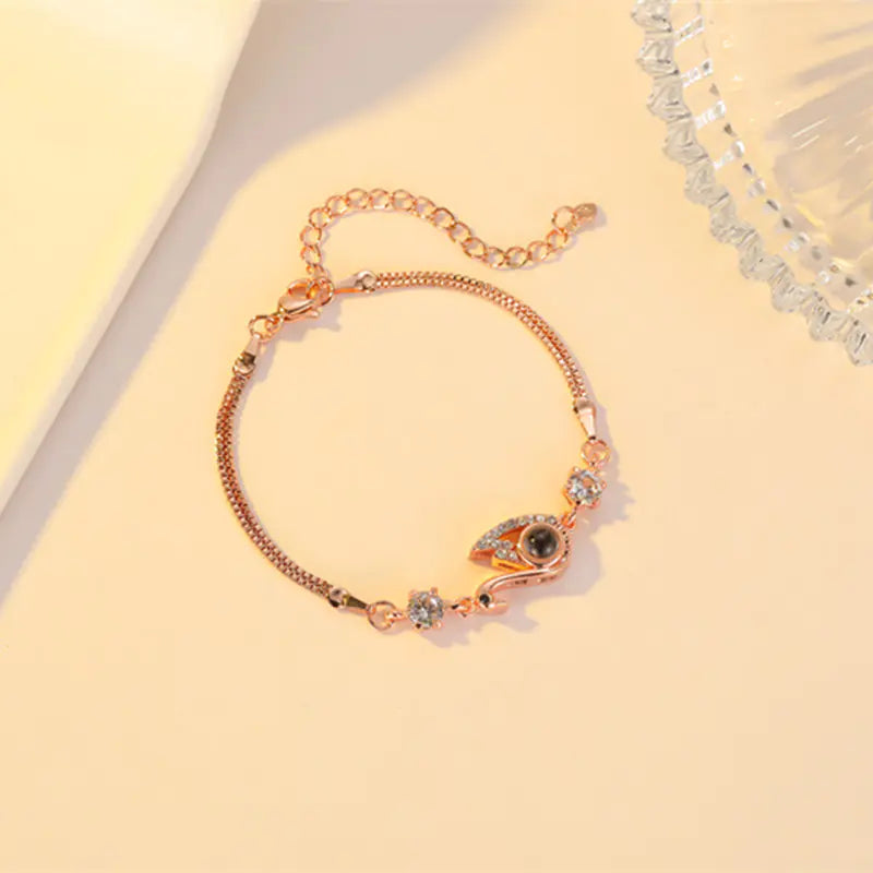 Swan Bracelet with Zircon for Fashion