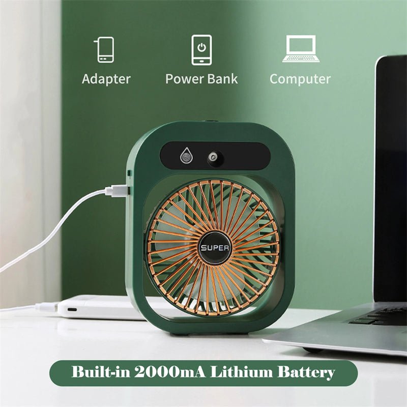 Air Conditioning Fan Desk Misting - nova boutique