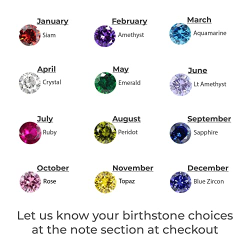 Mom Necklace With Kids Names Birthstones - nova boutique