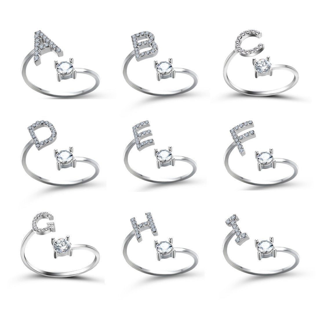 new design Letter Ring Fashion Jewelry - nova boutique