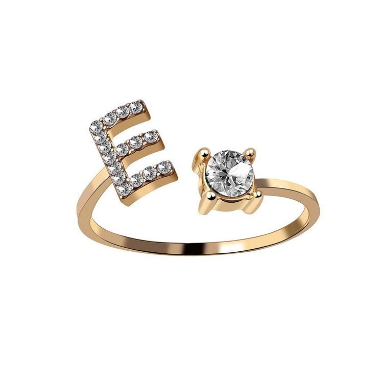 new design Letter Ring Fashion Jewelry - nova boutique
