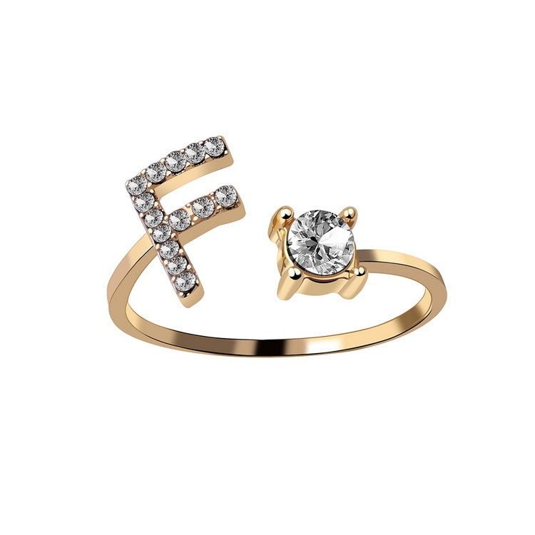 new design Letter Ring Fashion Jewelry - nova boutique