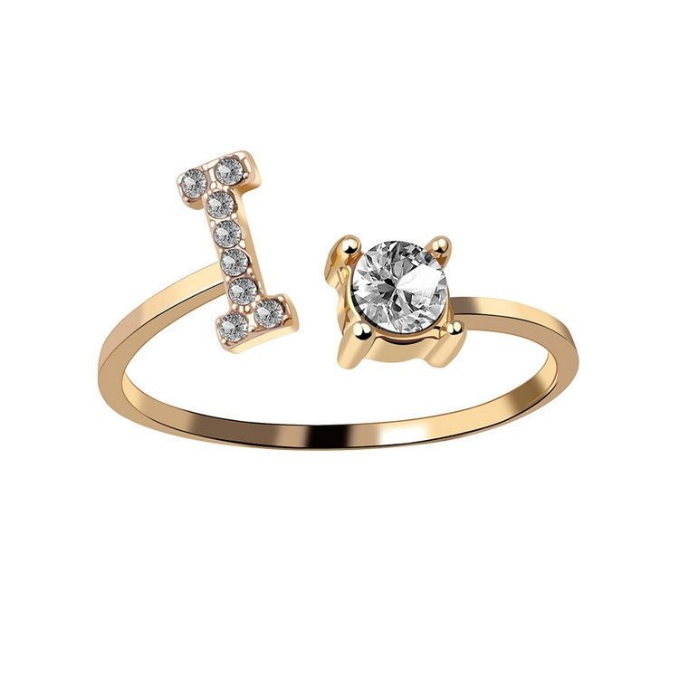 new design Letter Ring Fashion Jewelry - nova boutique