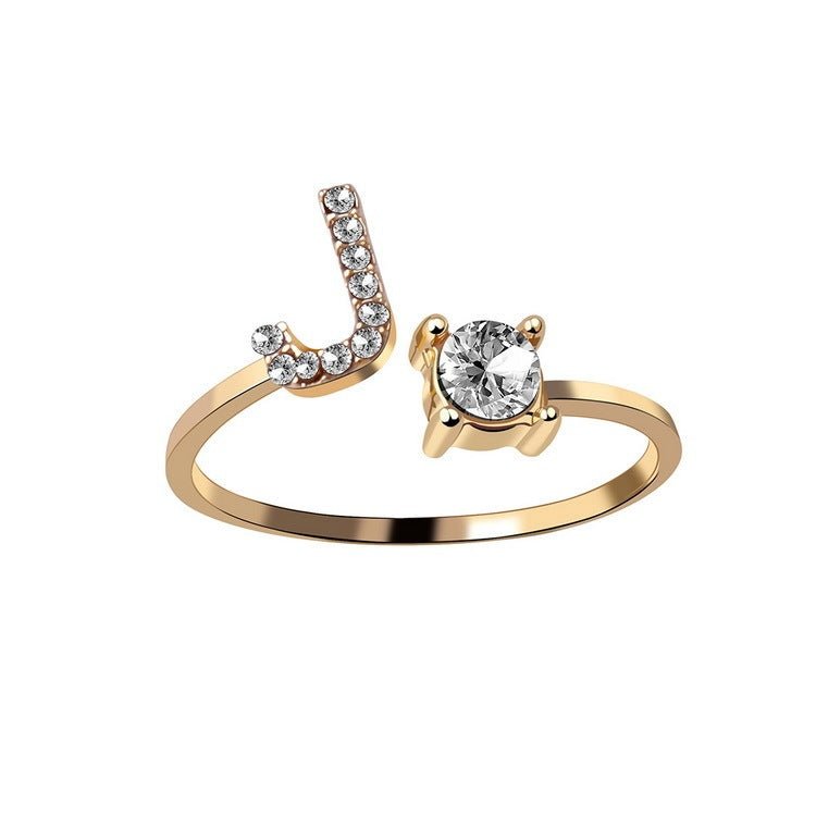 new design Letter Ring Fashion Jewelry - nova boutique