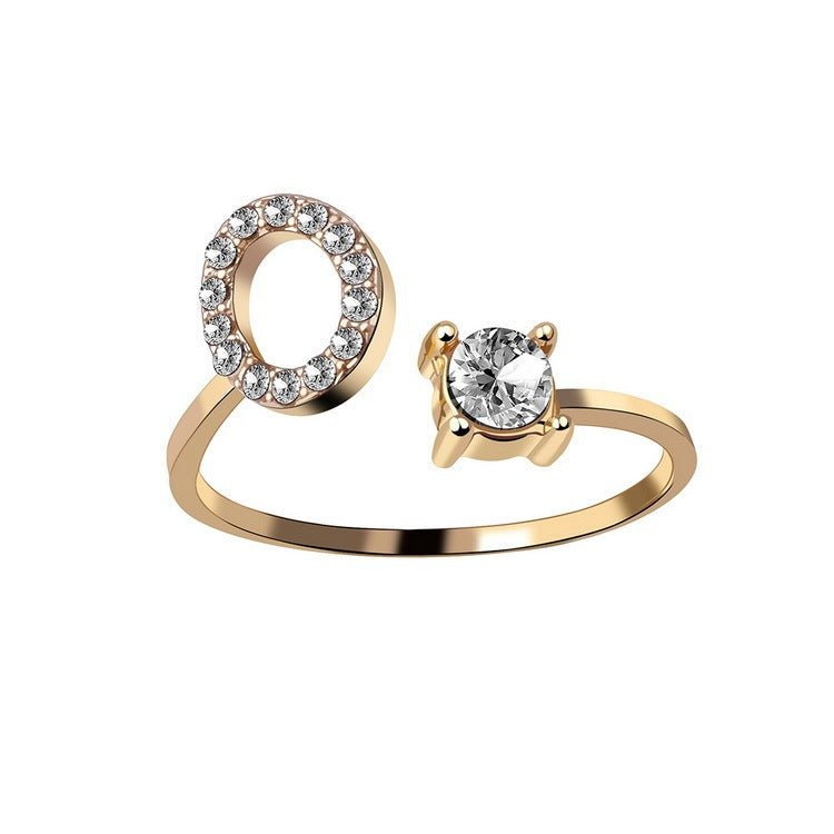 new design Letter Ring Fashion Jewelry - nova boutique
