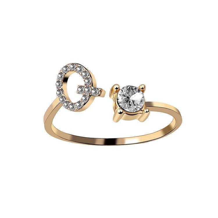 new design Letter Ring Fashion Jewelry - nova boutique