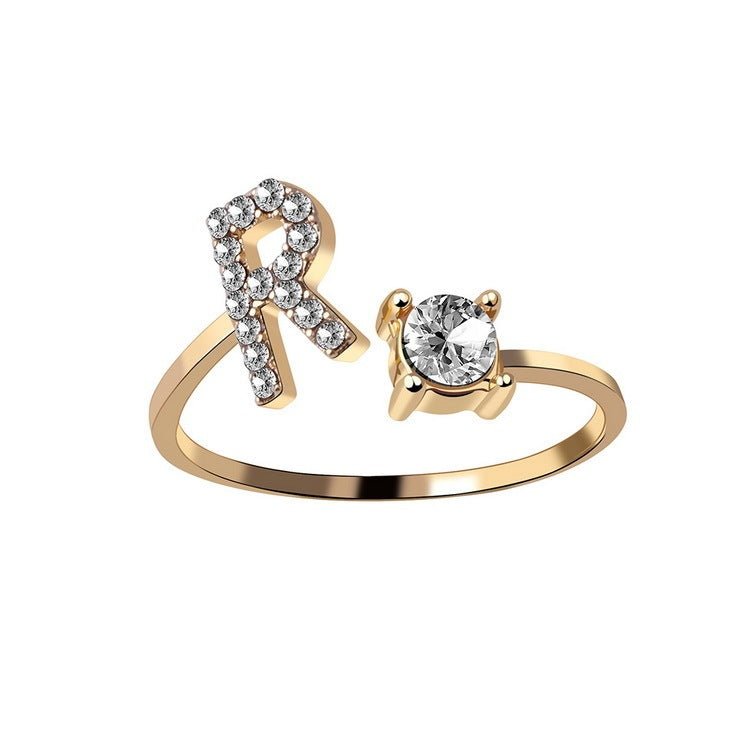 new design Letter Ring Fashion Jewelry - nova boutique
