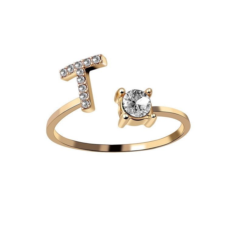 new design Letter Ring Fashion Jewelry - nova boutique