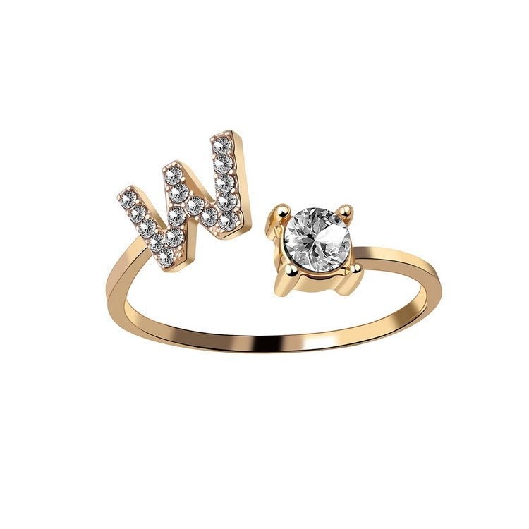 new design Letter Ring Fashion Jewelry - nova boutique