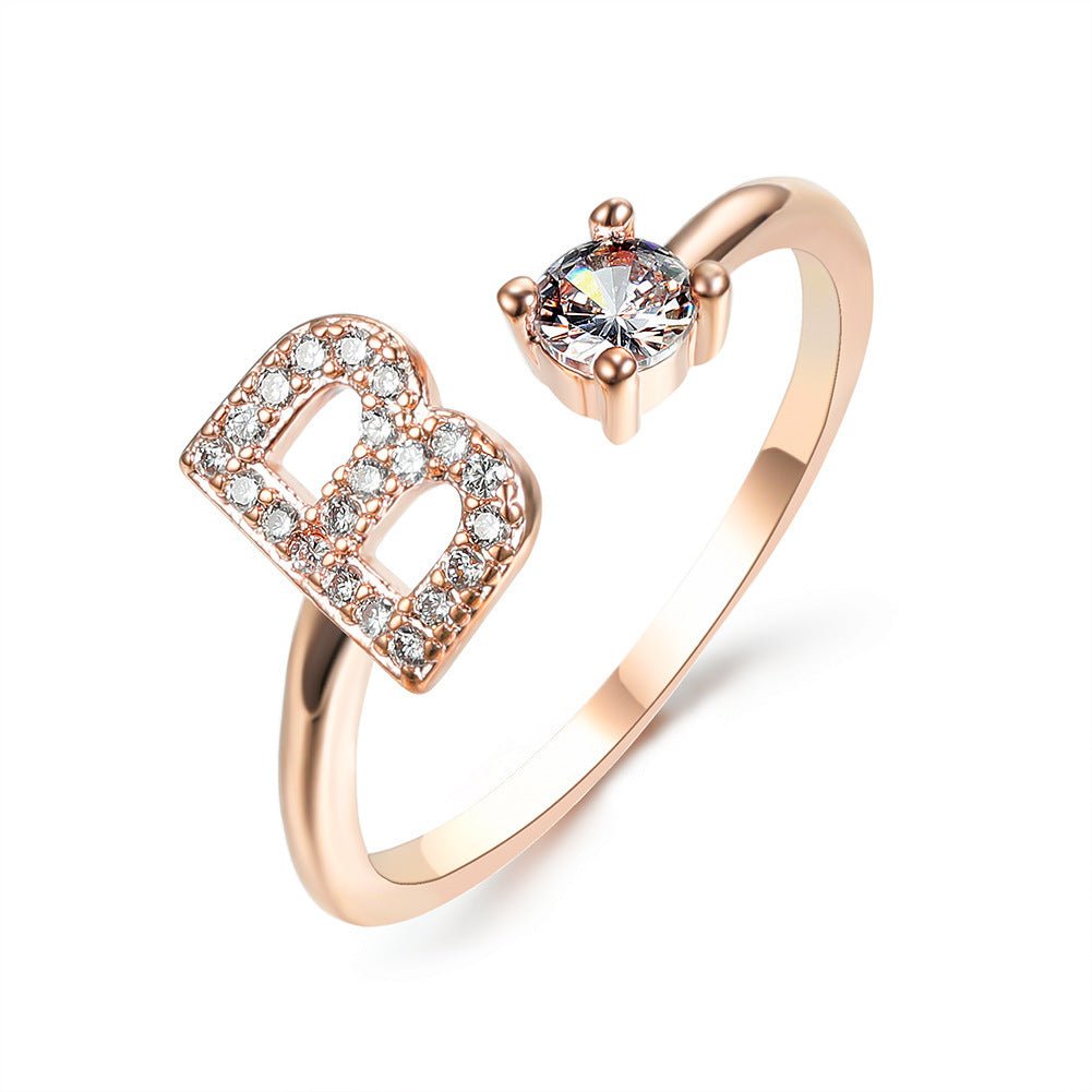 new design Letter Ring Fashion Jewelry - nova boutique