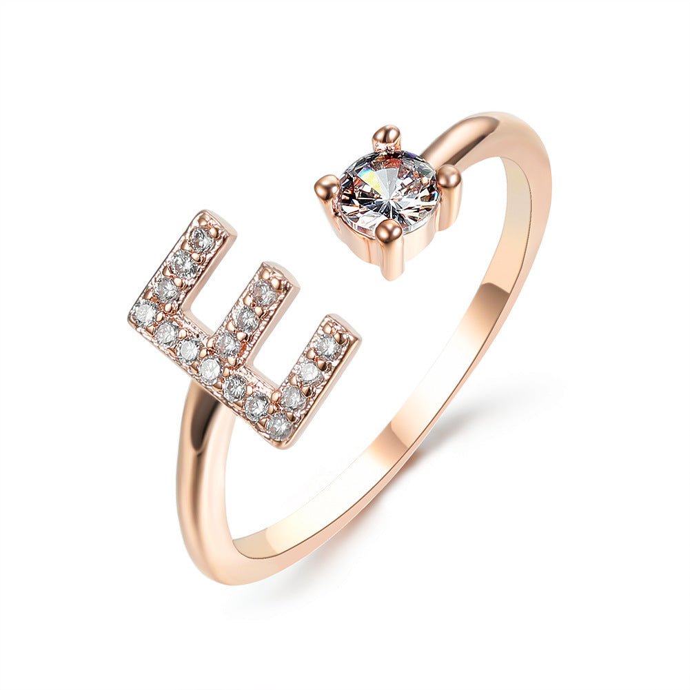 new design Letter Ring Fashion Jewelry - nova boutique