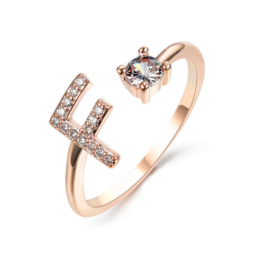 new design Letter Ring Fashion Jewelry - nova boutique