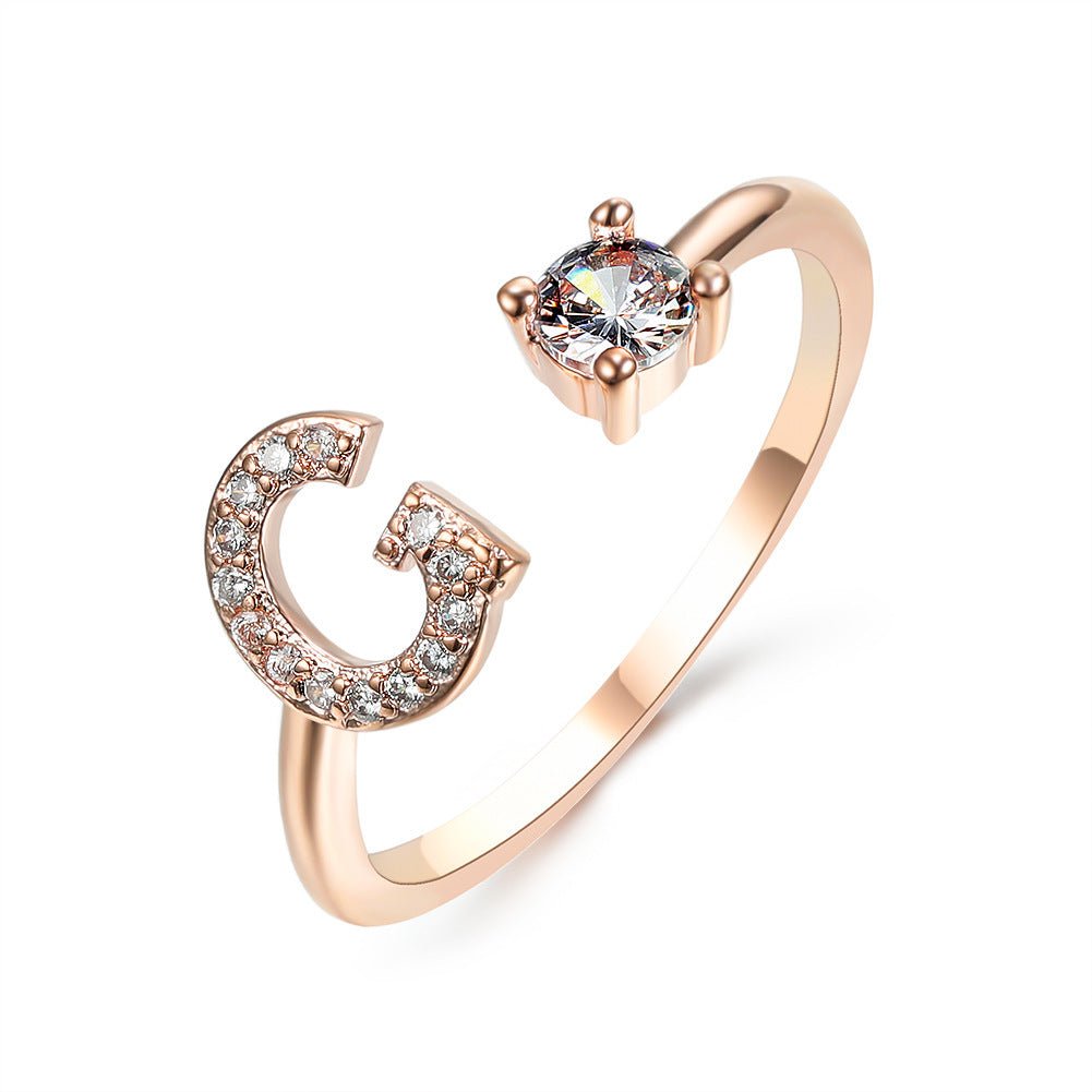new design Letter Ring Fashion Jewelry - nova boutique