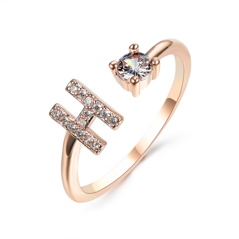 new design Letter Ring Fashion Jewelry - nova boutique
