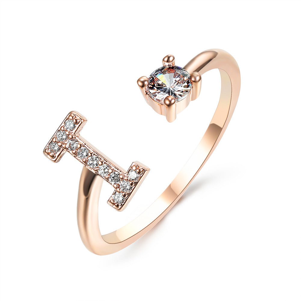 new design Letter Ring Fashion Jewelry - nova boutique