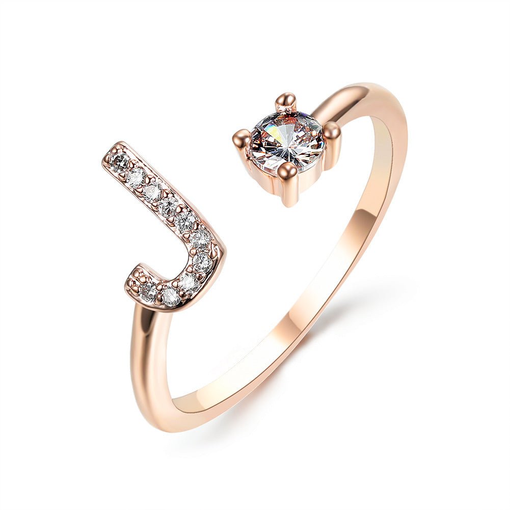 new design Letter Ring Fashion Jewelry - nova boutique