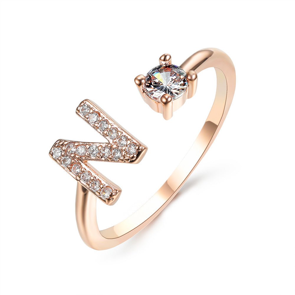new design Letter Ring Fashion Jewelry - nova boutique
