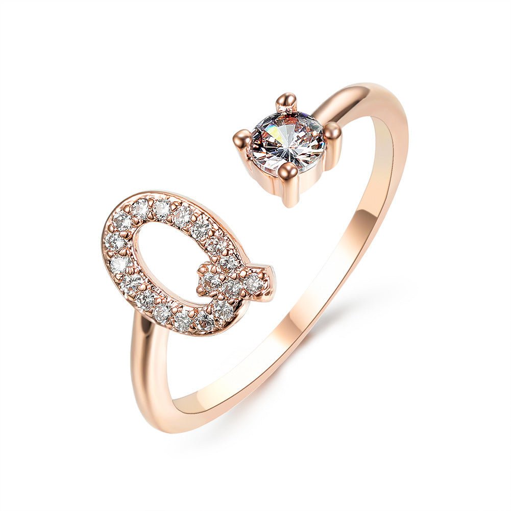new design Letter Ring Fashion Jewelry - nova boutique