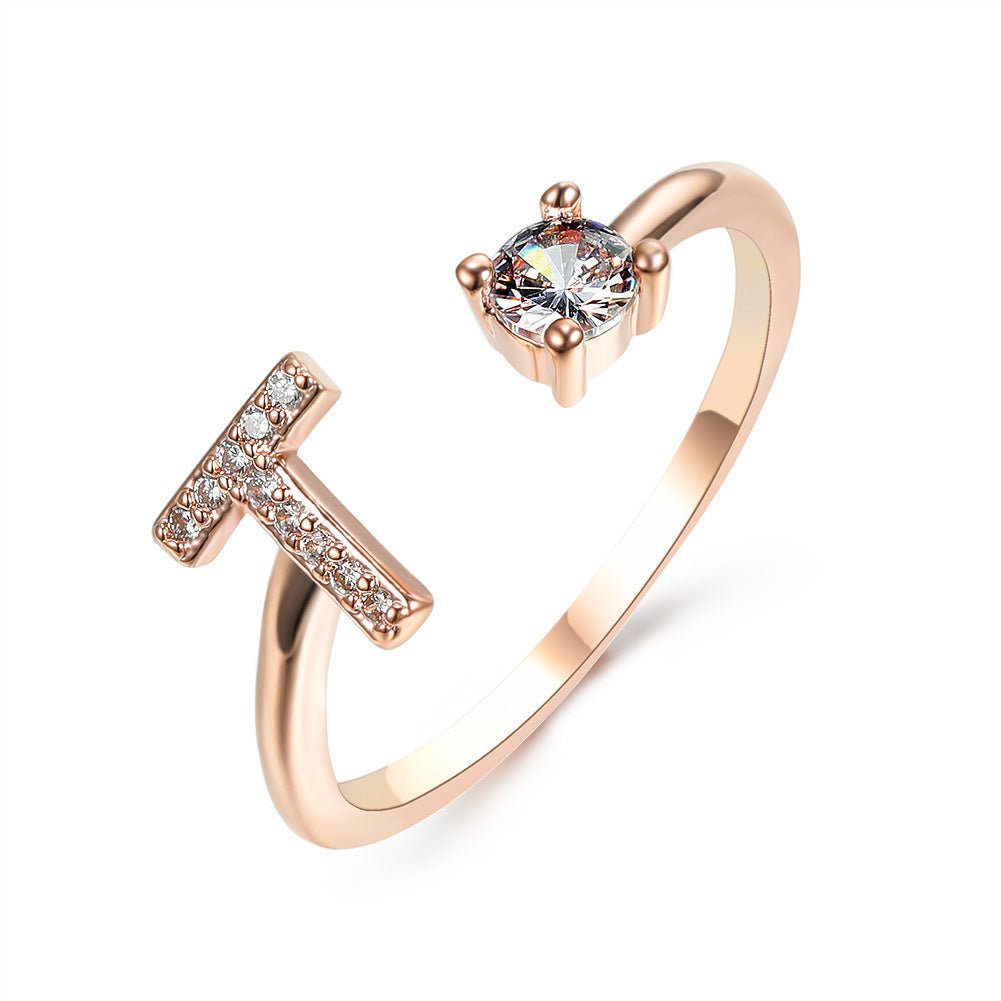 new design Letter Ring Fashion Jewelry - nova boutique