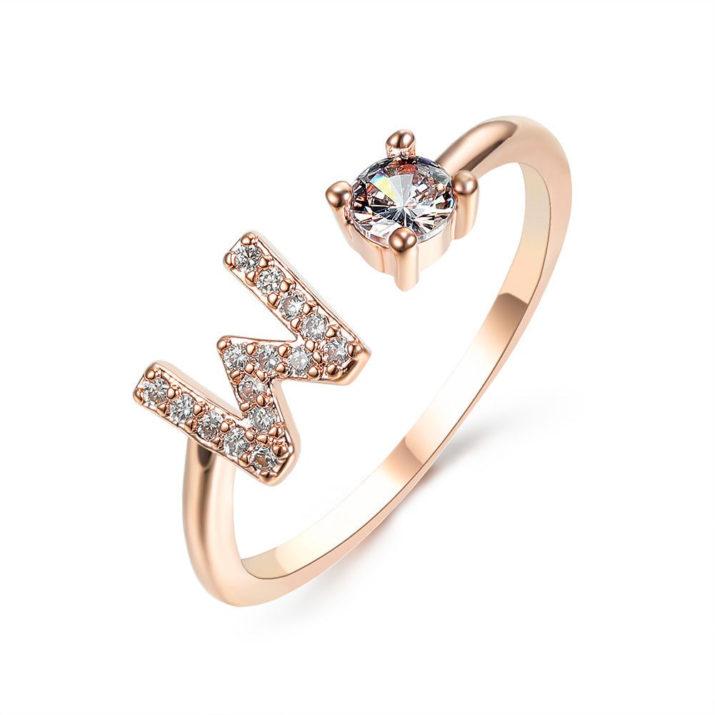 new design Letter Ring Fashion Jewelry - nova boutique