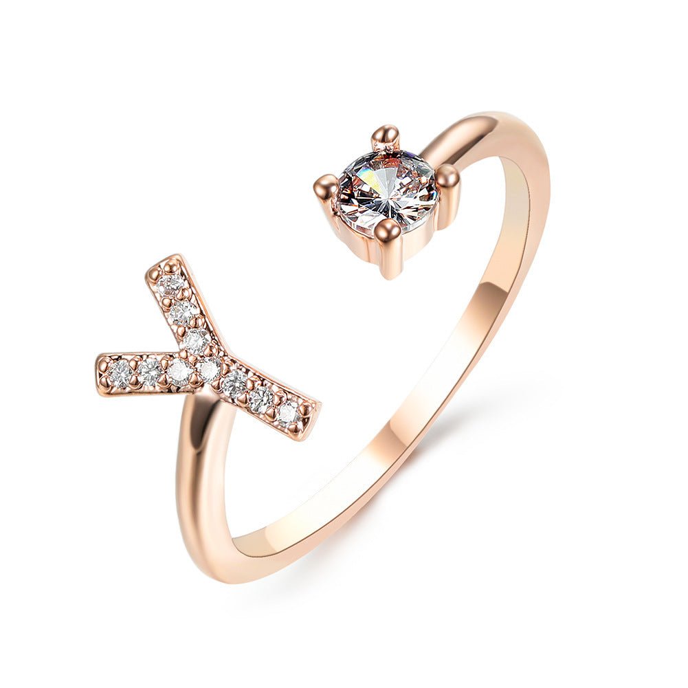 new design Letter Ring Fashion Jewelry - nova boutique