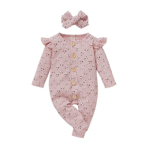 StripeNest™ – Two - Tone Cotton Romper for Babies & Toddlers - nova boutique