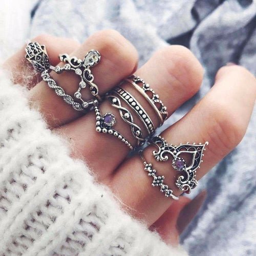 Vintage Stackable Ring Set - nova boutique