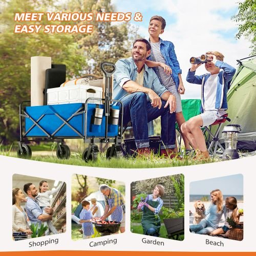 Wagon Cart, 330LBS Heavy Duty - nova boutique