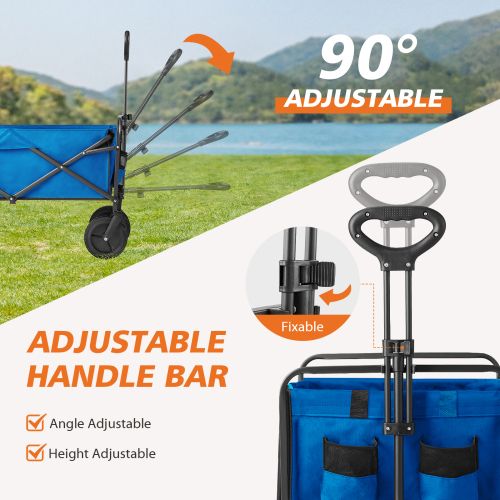 Wagon Cart, 330LBS Heavy Duty - nova boutique