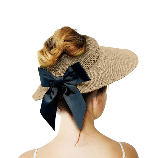 Straw Sun Summer Visor
