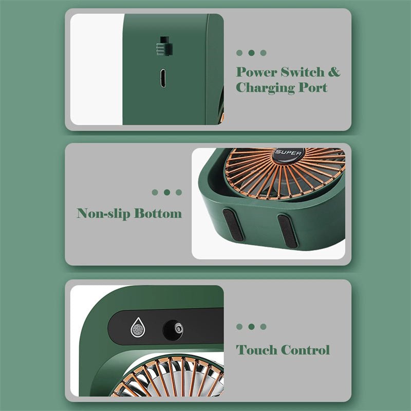 Air Conditioning Fan Desk Misting - nova boutique