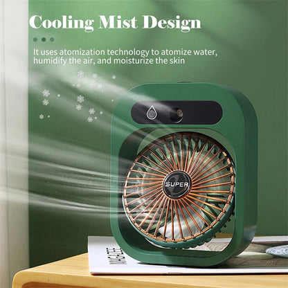 Air Conditioning Fan Desk Misting - nova boutique