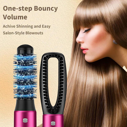 All - in - One 5 - in - 1 Gold Hair Dryer Brush Kit for Styling - nova boutique
