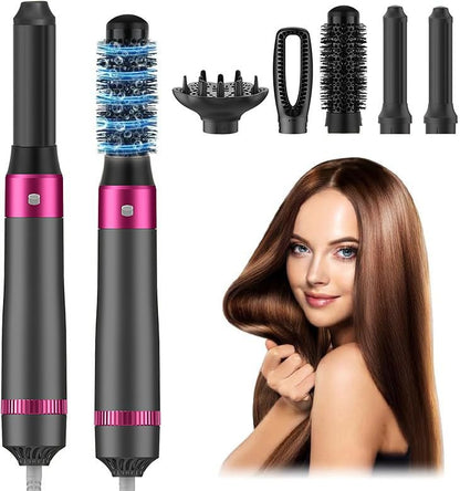 All - in - One 5 - in - 1 Gold Hair Dryer Brush Kit for Styling - nova boutique