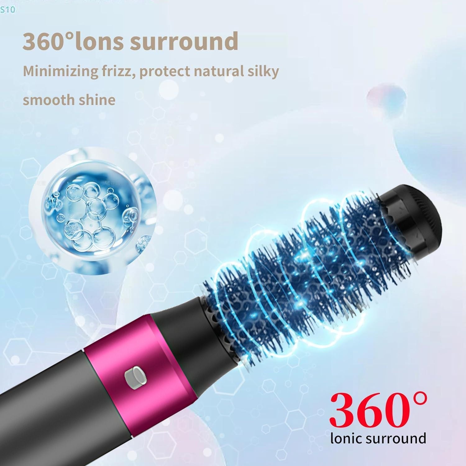 All - in - One 5 - in - 1 Gold Hair Dryer Brush Kit for Styling - nova boutique