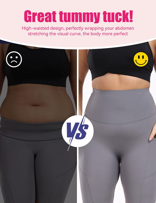 Yoga Pants - Cropped High-waisted