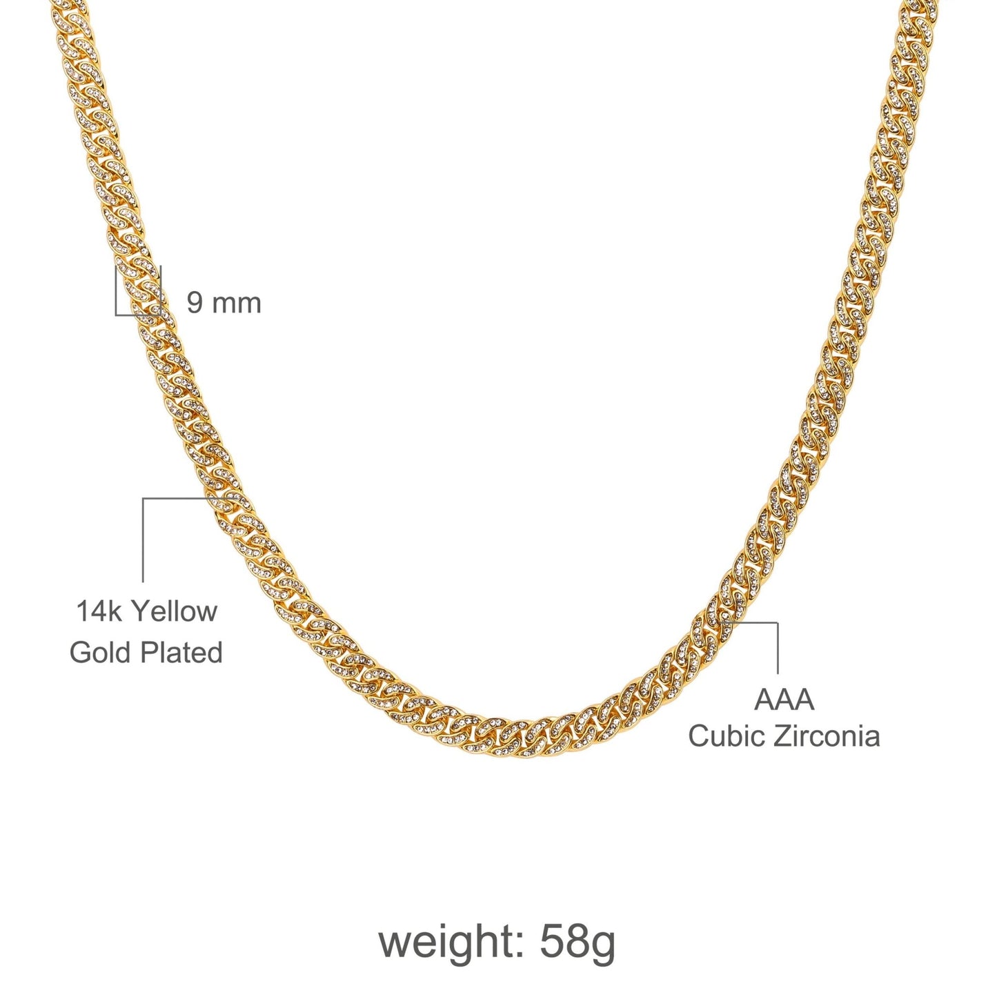 CREW BM 8 MM Cuban Chain - nova boutique