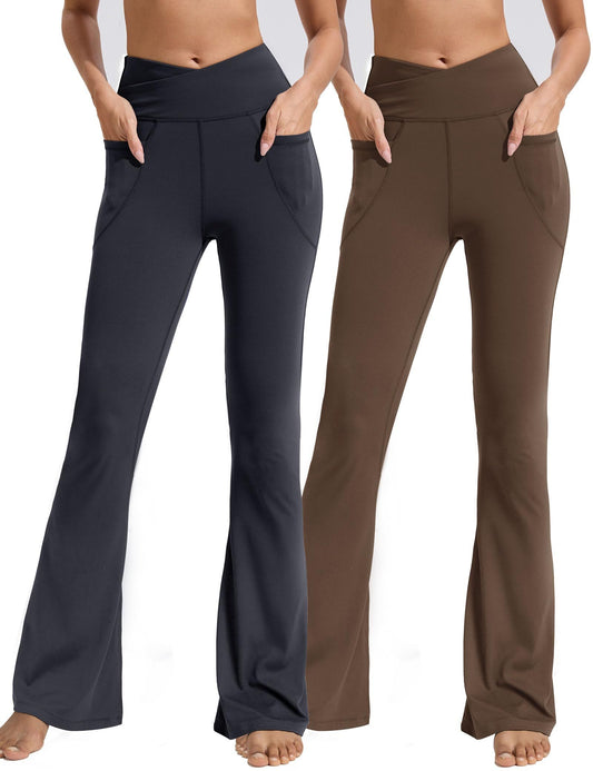 Flared Pants  Double Mill 2 Black Coffee