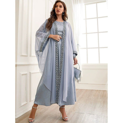 Dubai Arab Abaya Embroidery Set - nova boutique