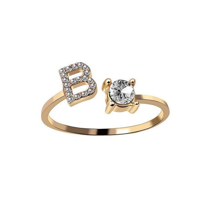 new design Letter Ring Fashion Jewelry - nova boutique