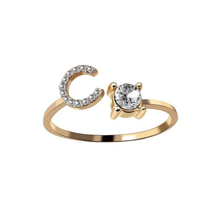 new design Letter Ring Fashion Jewelry - nova boutique