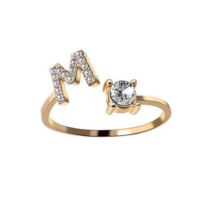 new design Letter Ring Fashion Jewelry - nova boutique