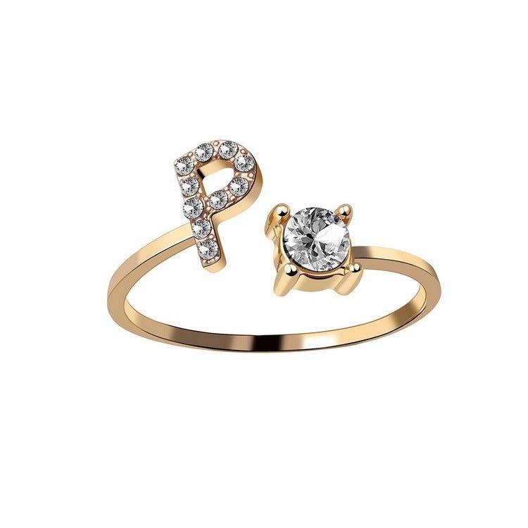 new design Letter Ring Fashion Jewelry - nova boutique