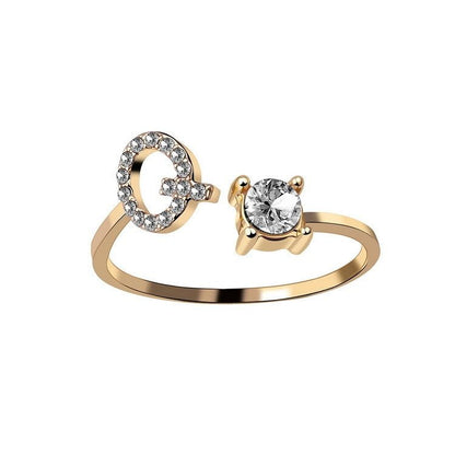 new design Letter Ring Fashion Jewelry - nova boutique