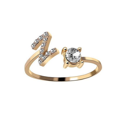 new design Letter Ring Fashion Jewelry - nova boutique